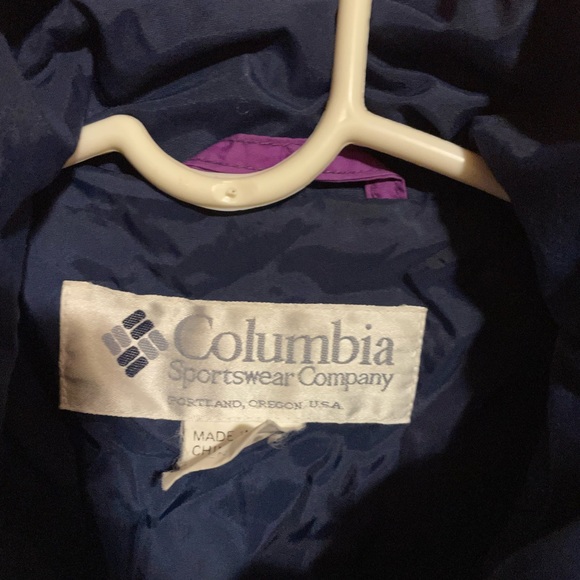 purple columbia coat from the 90s - Picture 2 of 3